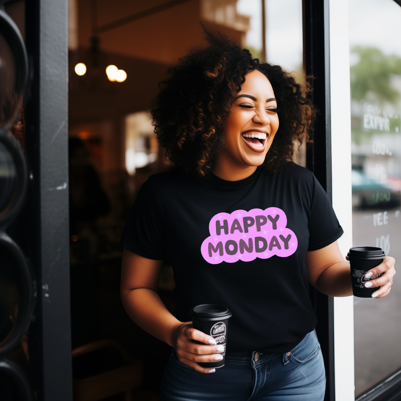 Happy Monday | Motivational Tee | Start the Week With Purpose by Love & Lyrics Designs