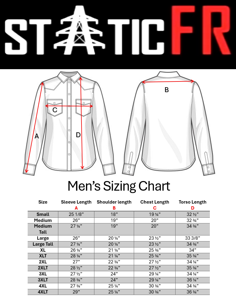 FR Pearl Snap Work Shirt - Honor Navy by Static FR