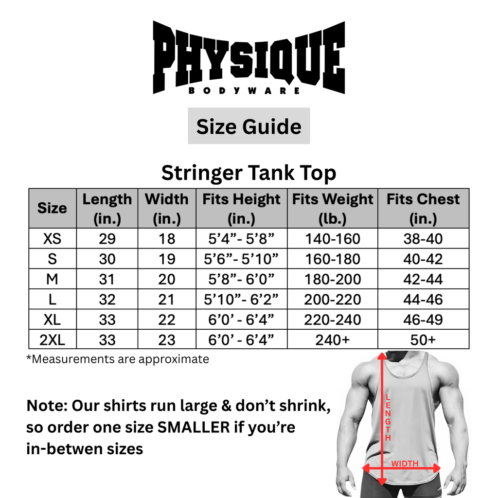 Stringer Tank Top by Physique Bodyware