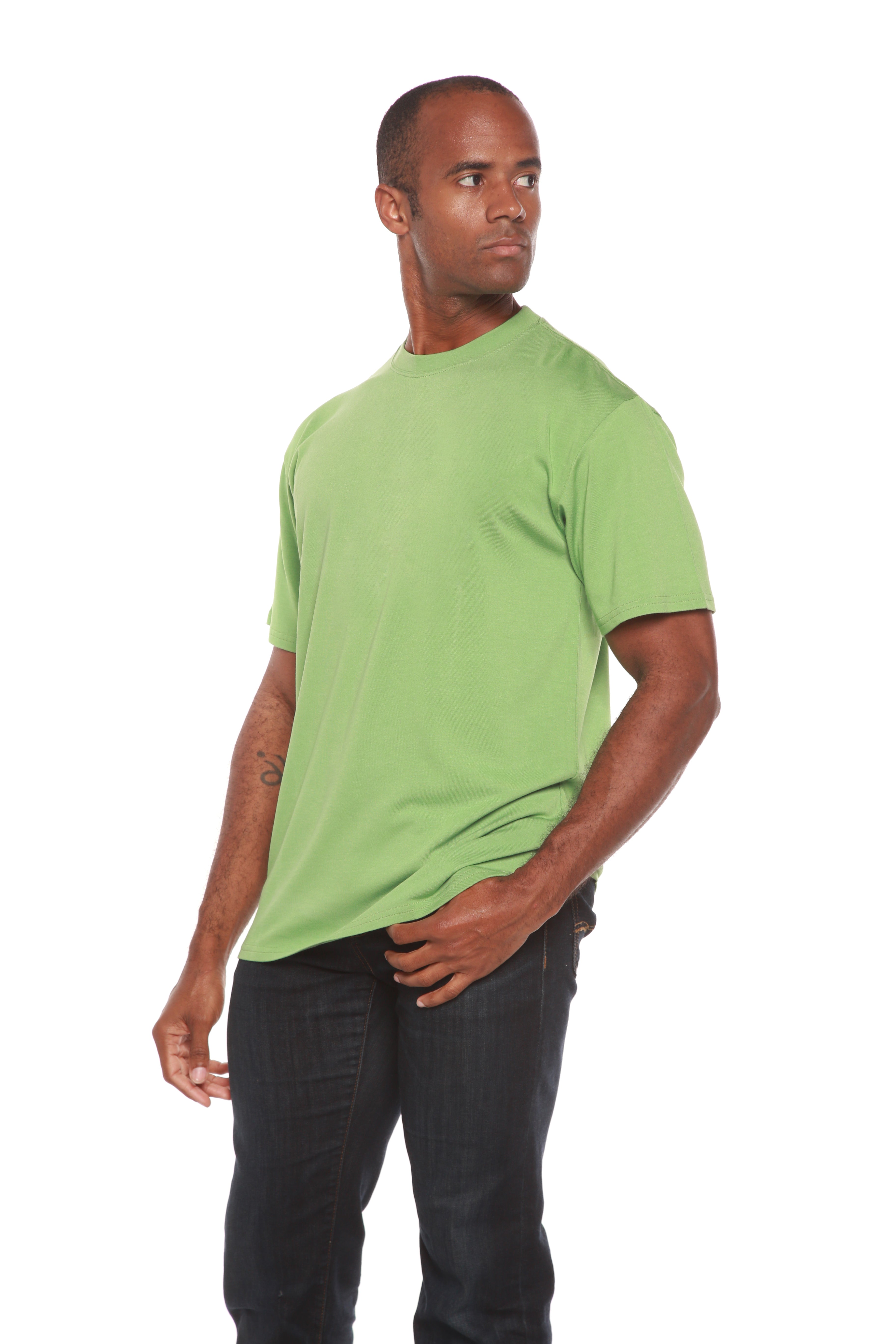 Clearance Men's Bamboo Short Sleeve T-Shirt - Classic Cut by Spun Bamboo