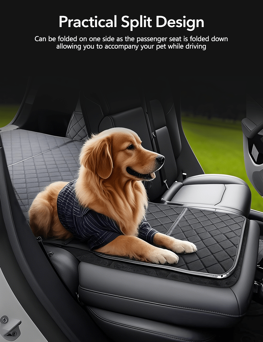 Trunk Mat Waterproof Car Dog Cover for Model Y | TESERY by Tesery Official Store